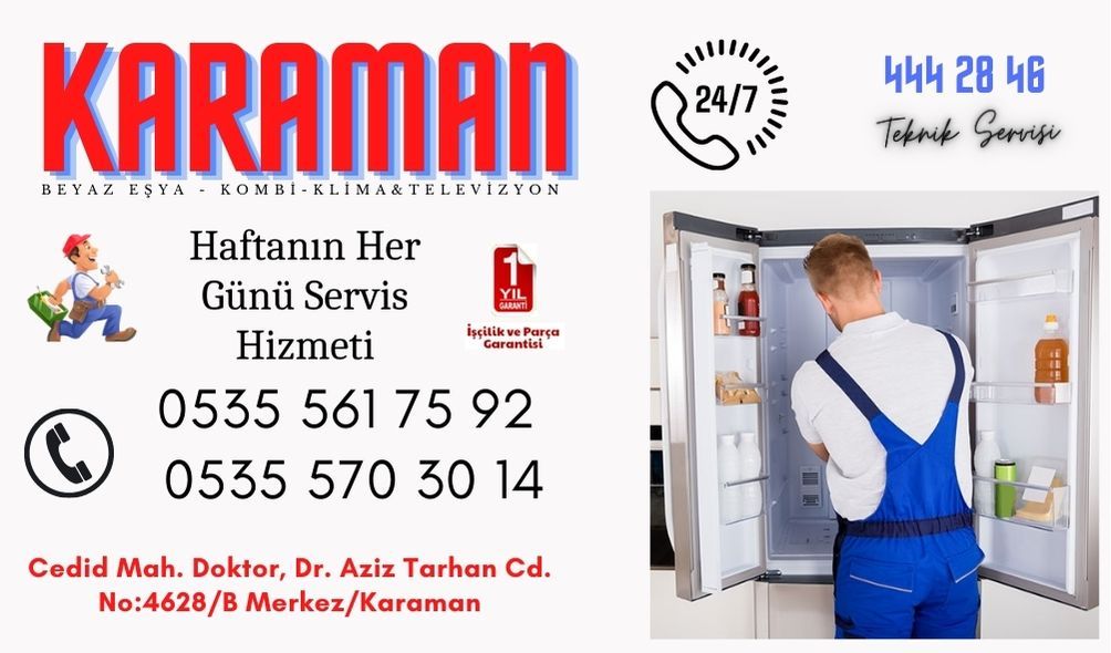 karaman beyaz eşya tamircisi